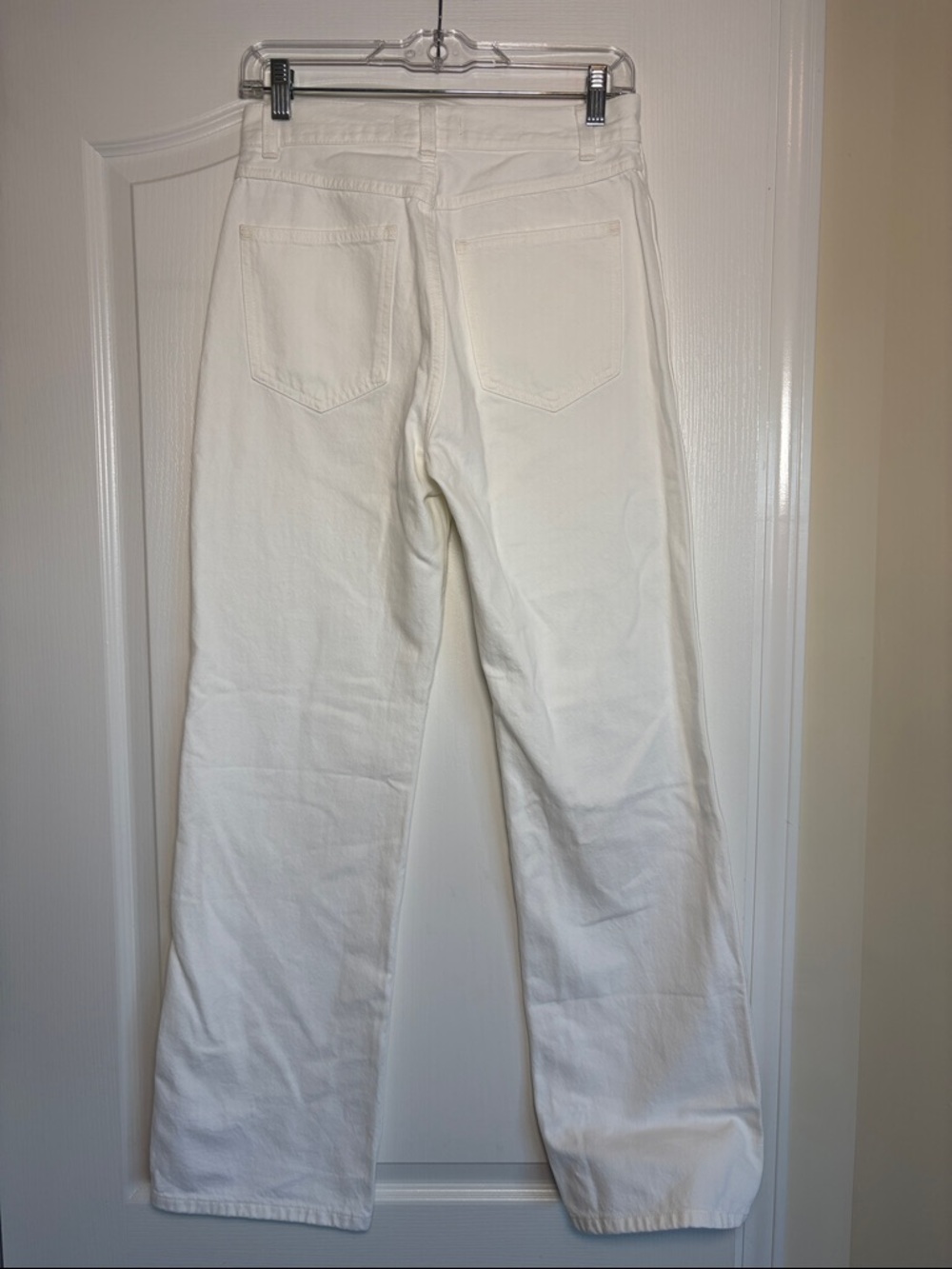 NWT - Madewell Cleo Straight Jean - White - Picture 9 of 13